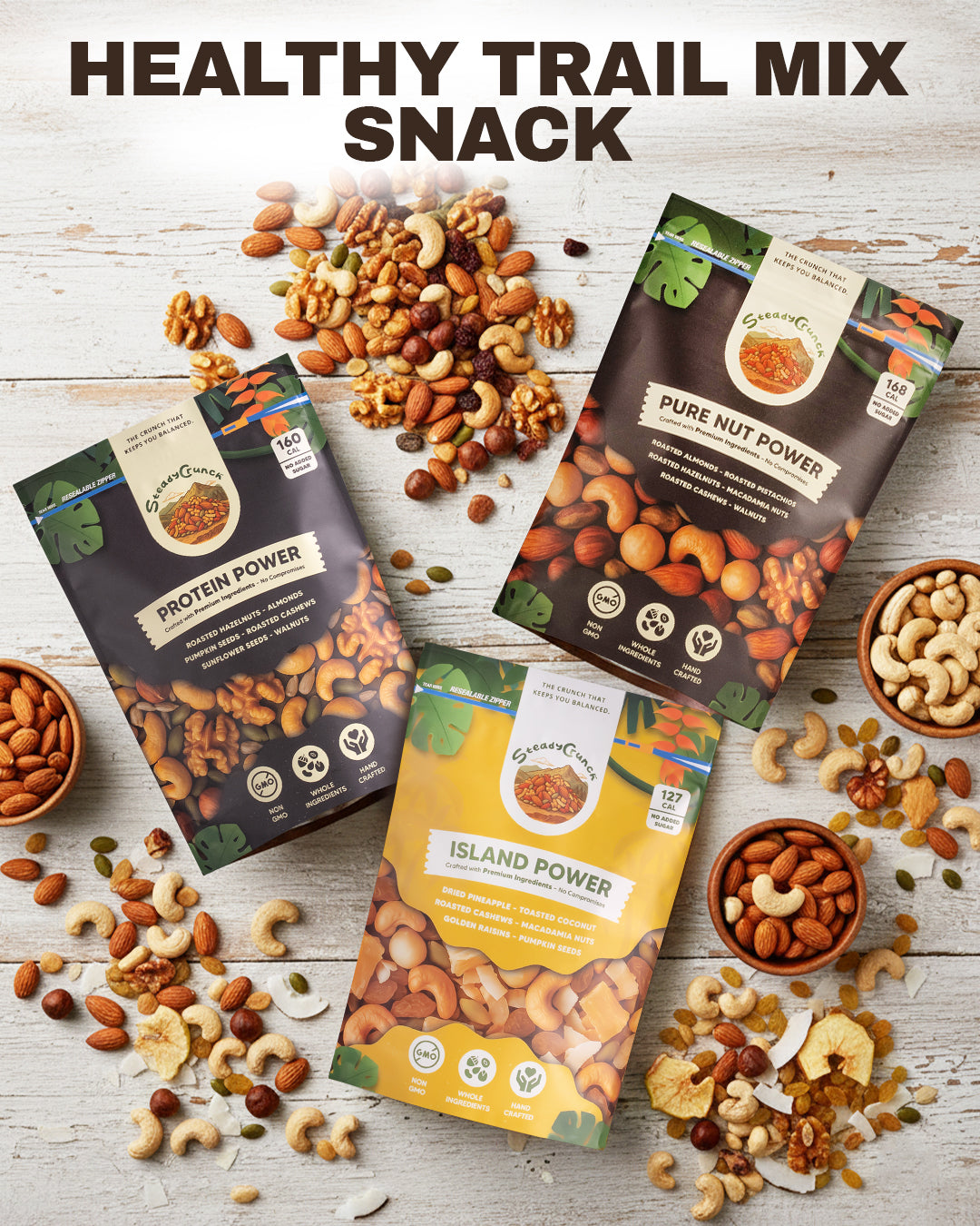 High Protein Crunch Trio