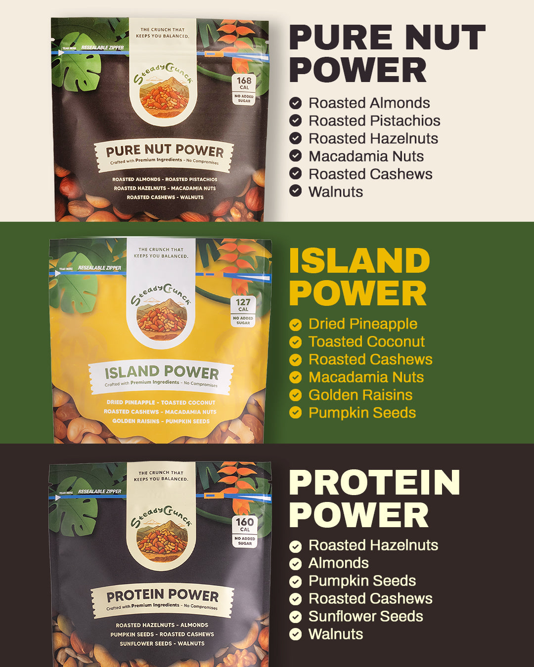 High Protein Crunch Trio