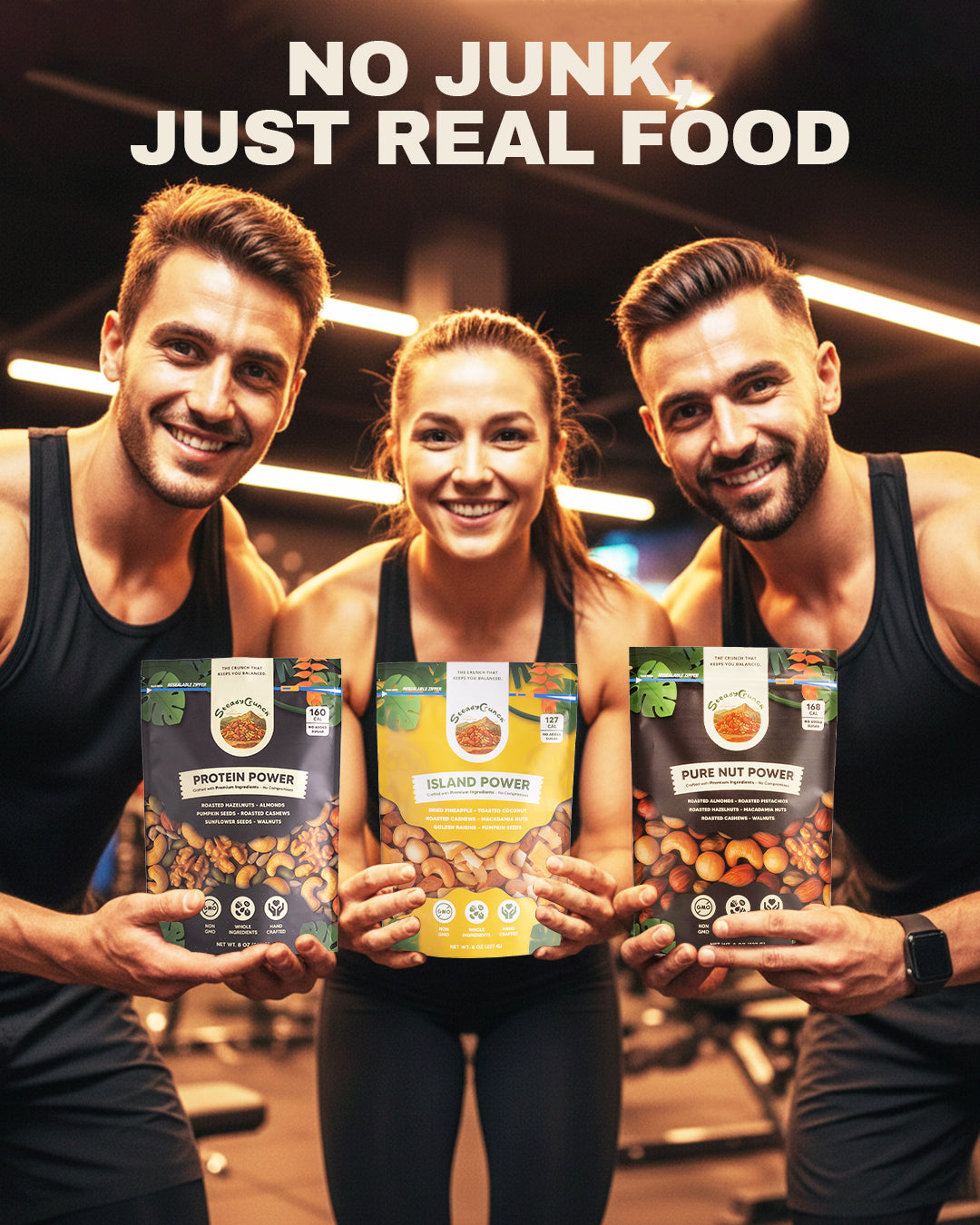 High Protein Crunch Trio