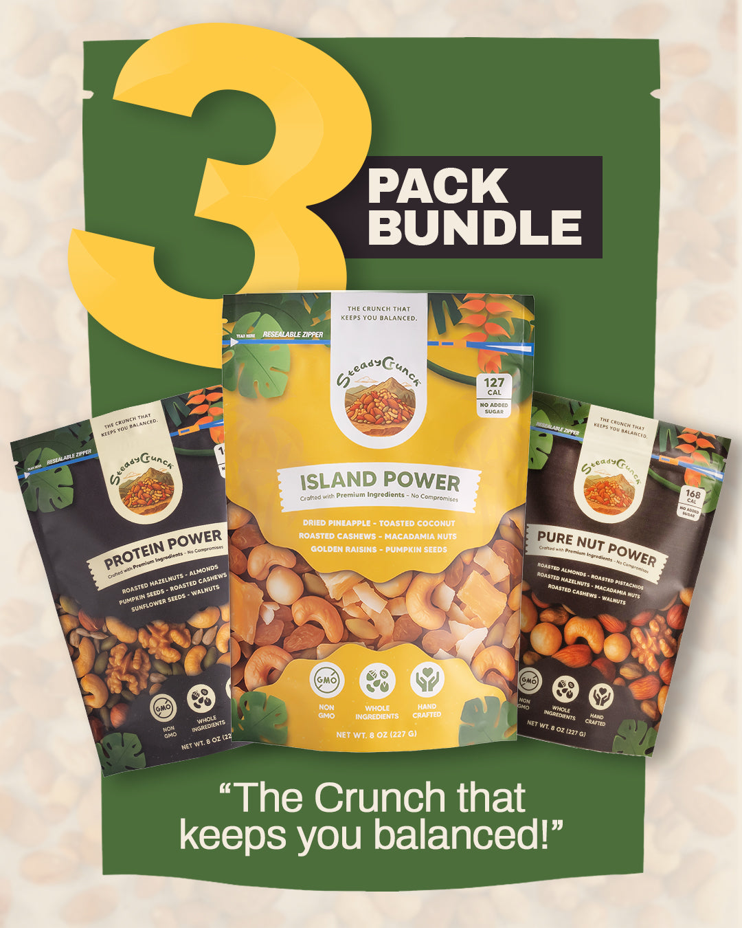 High Protein Crunch Trio